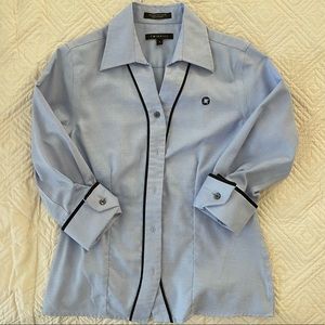 Twinhill Chase Bank button down shirt. Size 0